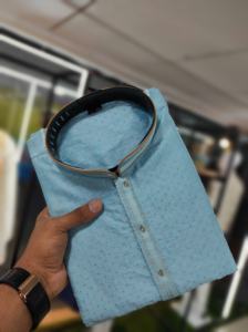 Ensemble Kurta Pajama en séquence pour homme, ensemble Kurta Pajama pour homme, ensemble Kurta Pajama en séquence pour homme, ensemble Kurta pakistanais pour homme pour les fêtes - Product Image 2