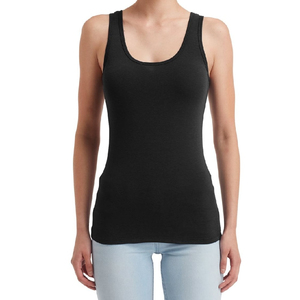 Custom Women's Breathable Knitted Casual Tank <b>Tops</b> for Gym Workouts Sleeveless O-Neck Design - Product Image 2