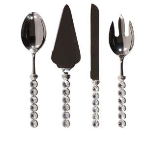 Cuchillo para Queso con Hoja de Acero Inoxidable Chapada en Oro, Mango Metálico para Festividades Navideñas, Fabricación Segura para Alimentos en India - Product Image 5