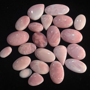Piedras preciosas de cabujón sueltas de ópalo Rosa natural de alta calidad tamaño libre - Product Image 1