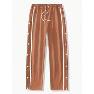 กางเกงขาตรงสำหรับผู้ชายกางเกงสเวตเตอร์ทรงหลวมลายทางสำหรับผู้ชาย - Product Image 2