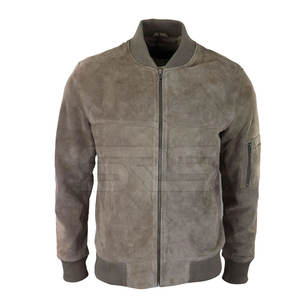 2023 diseño Unisex Color hombres chaqueta de bombardero de cuero genuino personalizado de alta calidad hombres chaqueta de invierno de cuero al por mayor - Product Image 1