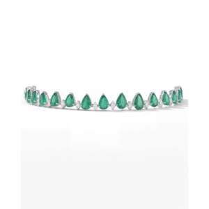 สร้อยคอทองคำ 14k ประดับมุกและเพชรรูปหัวใจดอกไม้ - Product Image 1