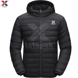 Veste bouffante décontractée à fermeture éclair imperméable pour l'extérieur Unisexe Hiver Polyester/Nylon respirant Vente en gros Prix le plus vendu - Product Image 5