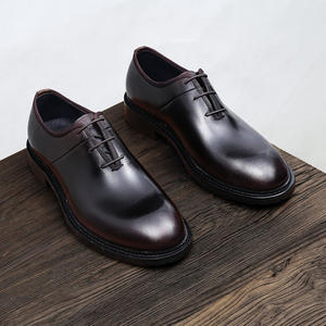 Zapatos Oxford de Cuero Vacuno de Primera Calidad con Tacón Acolchado y Diseño Antideslizante, Zapatos de Vestir para Caballeros - Product Image 4