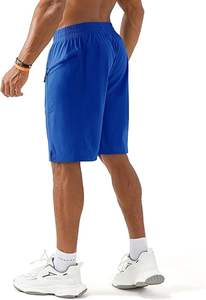 Pantalones Cortos Casuales para Hombre, Antiarrugas, de la Mejor Calidad, Transpirables, con Cintura Elástica, de Encaje, Spandex/Algodón, Color Sólido - Product Image 5