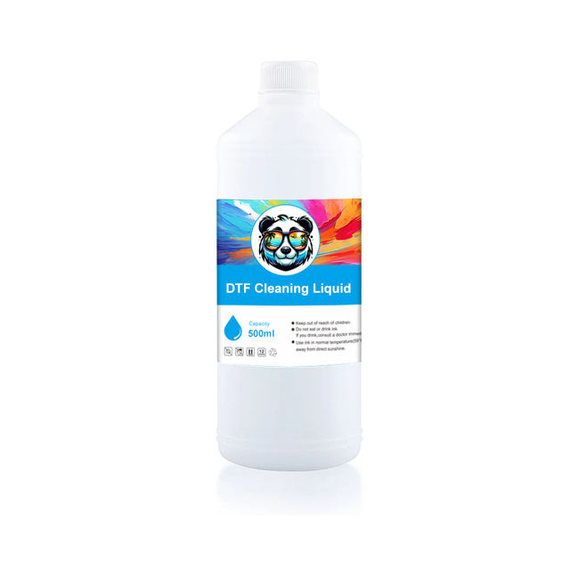 HESHUN 500ml DTF Print Head Cleaner Liquid for Direct to Transfer Film Printing Ink Cleaning Solution for DTF Ink
