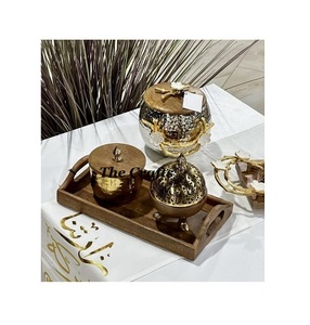 Ensemble de brûleurs à bakhoor en acier et en fer au design admirable, Mabkhar, deux tailles différentes, brûleur à Dukhoon de qualité supérieure, Mabkhara - Product Image 2