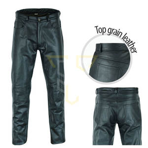 Pantalon en cuir de qualité supérieure pour homme, le plus vendu, décontracté, anti-plis, taille haute, salopette, vêtement d'hiver, tissu léger - Product Image 4