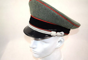 Gorra blanca de uniforme de alta calidad con insignia de lingotes, gorras de pico al por mayor, precio barato personalizado a la venta - Product Image 3