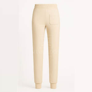 Pantalones de correr de lana de algodón personalizados con diseño de bolsillo moderno | Pantalones de chándal OEM ODM para mujer moda 2025 - Product Image 4