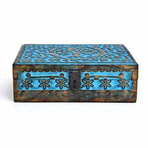 Caja de Joyería de Madera Artesanal de Alta Gama con Diseño Étnico Moderno, Opciones Personalizadas para Decoración de Dormitorios Premium, Precio al por Mayor - Product Image 2