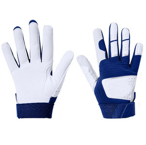 Gants de football américain à motif Web rose et blanc, paume hautement adhérente, dos sublimé - Product Image 5