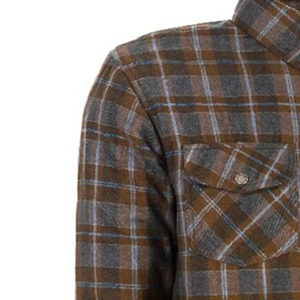 Chemise en flanelle épaisse avec col boutonné, deux poches à rabat sur le devant pour homme, pour la sécurité ou un usage décontracté, fabriquée sur mesure au Pakistan - Product Image 4