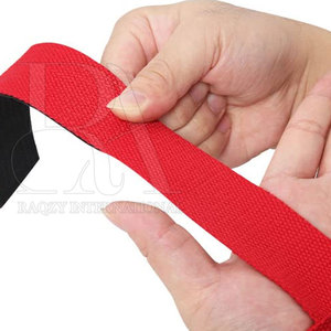 Sangles en coton d'haltérophilie de haute qualité Meilleur matériau fabriqué en gros Sangles en coton d'haltérophilie - Product Image 5