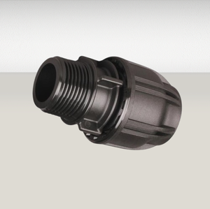 Accesorios de electro fusión HDPE de 90MM x 2 1/2 pulgadas, adaptador ROSCADO MACHO de alta presión, tratamiento de superficie lisa de proveedor indio - Product Image 3