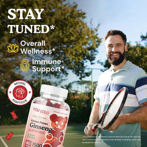 Alta qualidade Panax <span class=keywords><strong>Ginseng</strong></span> Raiz Coreana Feno-grego Sementes Pretas Ginkgo Biloba Extrato Vermelho Maca Panax <span class=keywords><strong>Ginseng</strong></span> Gomas para Adultos - Product Image 4
