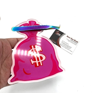Última bolsa de dinero de dólar sostenible azulejos de pestañas para pinzas de pestañas al por mayor Diseña tus propios azulejos de pestañas acrílicos personalizados - Product Image 3