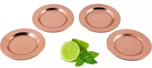 Sous-verres décoratifs en métal Sous-verres fantaisie design uniques et de luxe avec liège rembourré par décor impex - Product Image 2