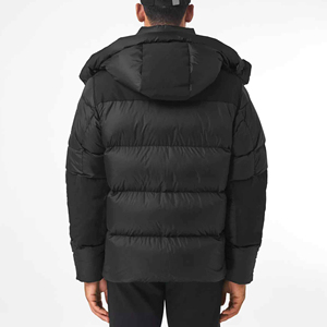 Nouveau design personnalisé de doudounes d'hiver pour hommes col montant vêtements décontractés manteaux de haute qualité rembourré hommes doudounes - Product Image 4