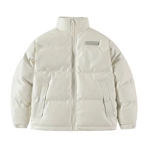 New Wholesale 2025 Thickened Cotton PU Leather Puffer <b>Jacket</b> Plus Euro Size Shoulder Trend Cold <b>Warm</b> <b>Jacket</b> for <b>Men</b> - Product Image 4