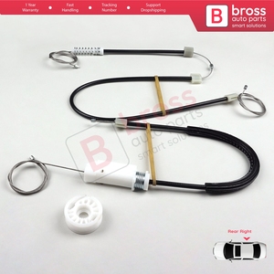 Kit de réparation de lève-vitre arrière droit BWR973 pour CLS Classe C219 W219 2004-2011 A2197300846 - Product Image 4