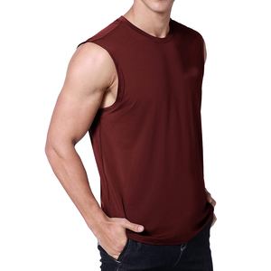 Transpirable Fitness Stringer Algodón Culturismo Hombres Camisa sin mangas Gimnasio Tank Tops - Product Image 1