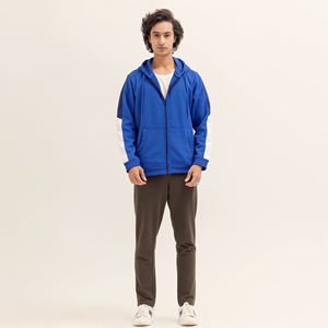 Custom <b>Men's</b> Blank Slim fit <b>Zip</b> up <b>hoodie</b> <b>With</b> Custom Logo Streetwear <b>hoodie</b> <b>with</b> Side <b>Pockets</b> 100% Breathable Cotton Fabric - Product Image 2