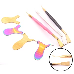 Outil japonais en acier inoxydable longue durée pour rehaussement et séparation des cils, idéal pour les produits de lamination des sourcils et des cils, avec logo - Product Image 2