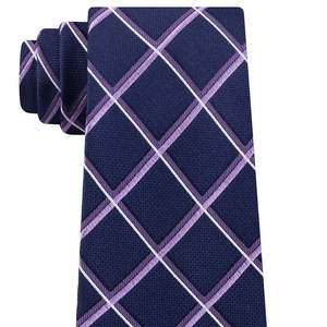 Cravatta da uomo Michael Kors blu scuro a rombi con diamanti, taglia regolare, e papillon e cravatte turchesi - Product Image 3