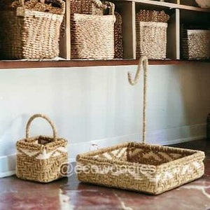 High Quality Elegant Natural Cotton Rope Tightly Woven Sturdy <b>Basket</b> Stylish & Reliable <b>Basket</b> with <b>Handles</b> 2 Tier Fruit <b>Basket</b> - Product Image 1