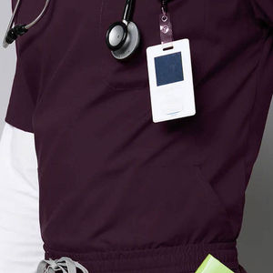 Uniformes de Enfermería con Cuello en V y Logotipo Personalizado para Hombres y Mujeres, Conjuntos de Uniformes para Doctores, Enfermeras, Dentistas y Hospitales, Parte Superior, Pantalones Jogger, Trajes de Enfermería - Product Image 5