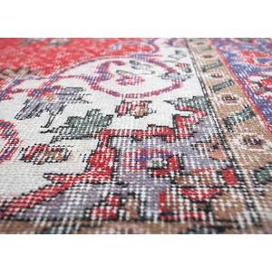 Tapis en laine noué à la main de grande taille, motif médaillon rouge et orange, pour salon, couloir rectangulaire - Pae-2395 - Product Image 3