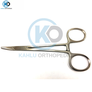 Soporte de aguja de acero inoxidable para cirugía médica, aguja quirúrgica curvada de 16 Cm con logotipo personalizado de KAHLU ortopédica - Product Image 4