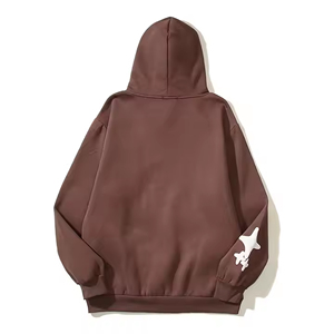 2025 Logo personnalisé 3D pour bouffée impression épais Polyester coton à capuche poids lourd surdimensionné hommes hiver - Product Image 5