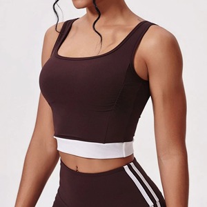Top Deportivo de Yoga sin Mangas, Transpirable y Personalizado, para Mujer, Top Corto para Fitness, Running, Ejercicio, Ropa Deportiva - Product Image 5