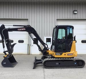 รถขุดขนาดเล็กมือสอง John Deere 50G น้ำหนัก 36 ตัน เครื่องยนต์ Yanmar ประสิทธิภาพสูง คุณภาพพรีเมียม อุปกรณ์ก่อสร้างขนาดกะทัดรัด จัดส่งรวดเร็ว - Product Image 1