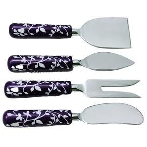 Dernier modèle Set de serveur à fromage en acier inoxydable avec manche en résine Set de couteaux à fromage design Nouveau design moderne - Product Image 2