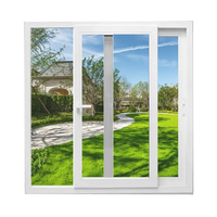 Fenêtre coulissante durable en PVC pour maison appartement balcon imperméable coupe-vent anti-corrosion cuisine rapide à faible entretien