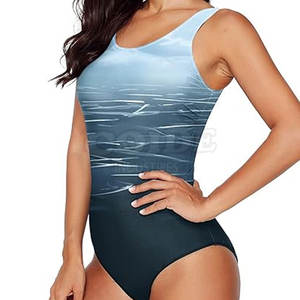 Traje de Baño para Mujer de Último Diseño, Nuevo Traje de Baño Estampado Personalizado - Product Image 1