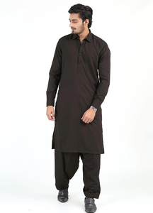 Collection de modèles de kurtas et pyjamas respirants pour hommes, shalwar kameez brodés, vente en gros de shalwar kameez - Product Image 2