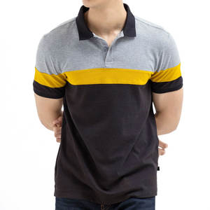 Top de tendencia para hombre para Polo para verano, ajuste cómodo, patrón sólido transpirable, manga corta de moda, tejido no tejido - Product Image 2