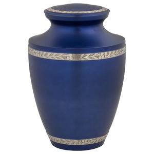 Urnas de cremación de Metal hechas a mano de nuevo diseño para cenizas humanas Urna funeraria de latón con luz de luna decorativa personalizada - Product Image 4