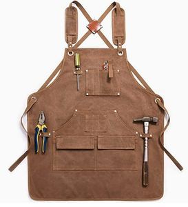 Venta al por mayor de calidad superior OEM/ODM ropa de seguridad logotipo personalizado suave cómodo tela cuero de vaca delantal de soldadura pesado - Product Image 3