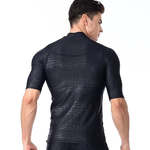 Unisex Long Sleeve Rash Guard Swimwear Shirts Sun Protective Surf Wetsuit Tops <b>Snorkel</b> Swimming Windsurfing 100% Nylon 240g - Product Image 4