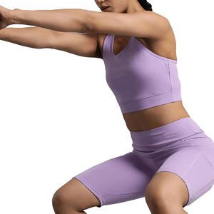 Soutien-gorge de sport pour femmes en polyester biologique soutien-gorge de fitness à quantité minimale de commande bas le plus vendu en gros soutien-gorge de sport personnalisé respirant - Product Image 6