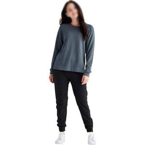 Haute qualité femmes sweat imprimé recadrée pull sweat pour le sport Jogging course personnalisé femmes sweat - Product Image 5