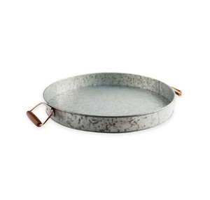 Tray Food Metal Tray in Galvanized Made in India High Quality Bulk Quantity Vintage Unique Modern New Design Custom - Product Image 1