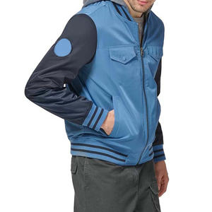 Nouvelle mode, prix bas, blousons aviateur pour hommes, baseball classique, haut, vêtements d'extérieur d'hiver, veste universitaire, fermeture éclair, col montant avec poche - Product Image 5