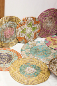 Seagrass Tissage À La Main Napperon Vintage Décor Naturel Table Top Vaisselle Décoration Murale Fabriqué Au Vietnam - Product Image 6